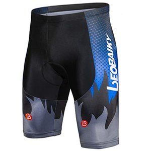Cycorld Men's Cycling Shorts Padded Bike-Shorts 4D Bicycle Riding Pants L-XXL